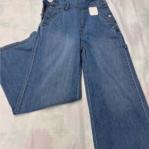 Altar'd State Light Blue Flare overalls